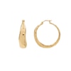 Thumbnail Image 3 of HS Edit MOLTEN 18ct Yellow Gold Plated Large Moulded Chunky Hoop Earrings