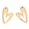 Thumbnail Image 1 of HS Edit HEARTS 18ct Yellow Gold Plated Large Abstract Heart Stud Earrings