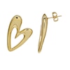 Thumbnail Image 1 of HS Edit HEARTS 18ct Yellow Gold Plated Abstract Heart Stud Earrings
