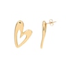 Thumbnail Image 2 of HS Edit HEARTS 18ct Yellow Gold Plated Abstract Heart Stud Earrings