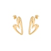 Thumbnail Image 3 of HS Edit HEARTS 18ct Yellow Gold Plated Abstract Heart Stud Earrings