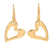Thumbnail Image 1 of HS Edit HEARTS 18ct Yellow Gold Plated Sterling Silver Abstract Heart Hook Drop Earrings