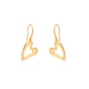Thumbnail Image 2 of HS Edit HEARTS 18ct Yellow Gold Plated Sterling Silver Abstract Heart Hook Drop Earrings