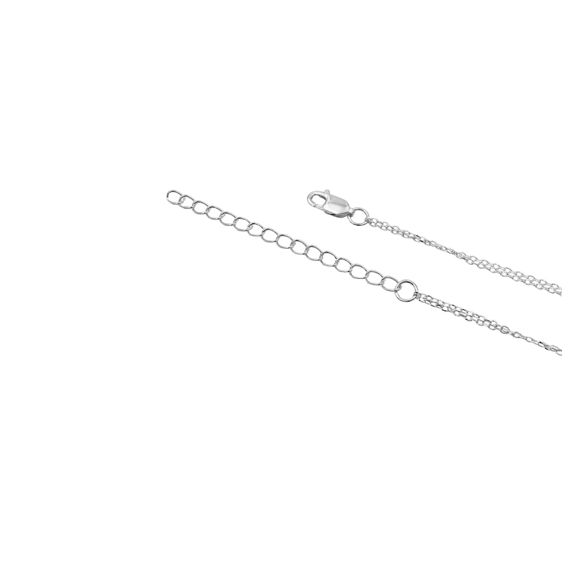 Main Image 3 of HS Edit HEARTS Sterling Silver Layered Hammered Heart Necklace