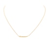 Thumbnail Image 1 of HS Edit ORGANIC 18ct Yellow Gold Plated Sterling Silver Abstract Organic Bar Necklace