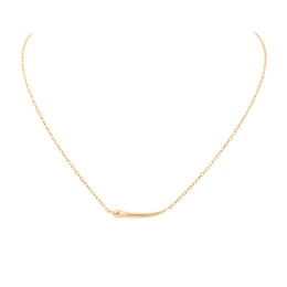 HS Edit ORGANIC 18ct Yellow Gold Plated Sterling Silver Abstract Organic Bar Necklace