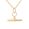 Thumbnail Image 2 of HS Edit T-BAR 18ct Yellow Gold Plated Sterling Silver Medium T-Bar Necklace