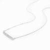 Thumbnail Image 2 of HS Edit T-BAR Sterling Silver & Cubic Zirconia Accent Bar Necklace