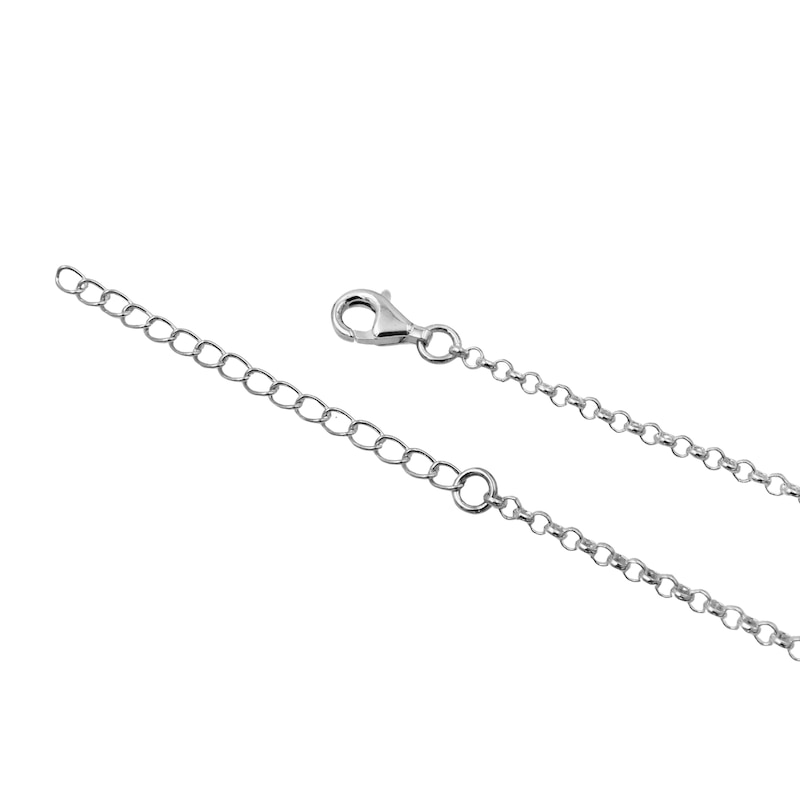 Main Image 3 of HS Edit T-BAR Sterling Silver Medium T-Bar Necklace