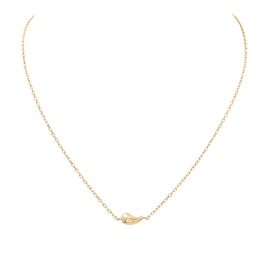 HS Edit TEARDROP 18ct Yellow Gold Plated Sterling Silver Teardrop Pendant Necklace