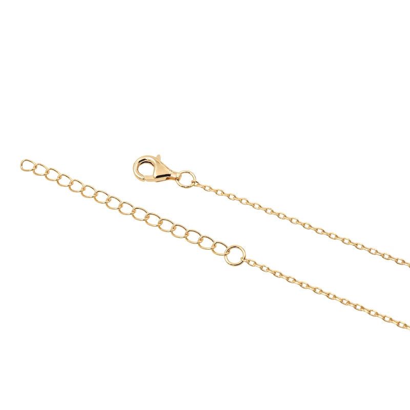 Main Image 3 of HS Edit TEARDROP 18ct Yellow Gold Plated Sterling Silver Teardrop Pendant Necklace