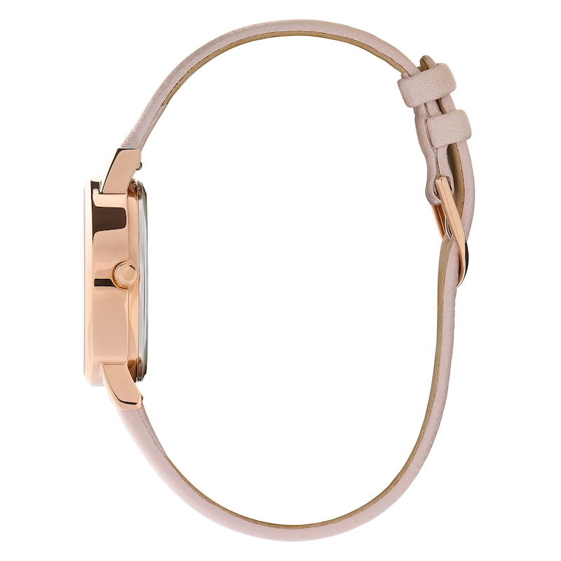 Main Image 3 of Olivia Burton Sparkle Wonderland Pink Leather Strap Watch