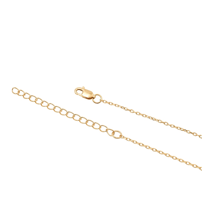 Main Image 3 of HS Edit MOLTEN 18ct Yellow Gold Plated Sterling Silver Moulded Coin Disc Pendant Necklace