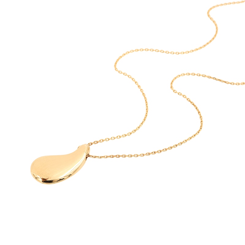 Main Image 3 of HS Edit TEARDROP 18ct Yellow Gold Plated Large Teardrop Pendant Necklace