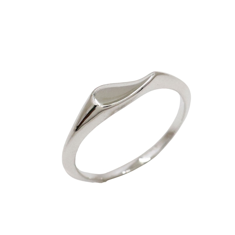Main Image 1 of HS Edit TEARDROP Sterling Silver Teardrop Ring
