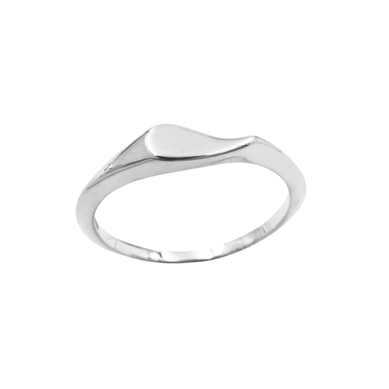 Main Image 4 of HS Edit TEARDROP Sterling Silver Teardrop Ring