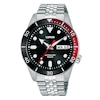 Thumbnail Image 1 of Lorus Sports Automatic Men's Black Dial Stainless Steel Bracelet Watch