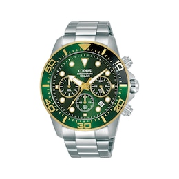 Lorus Sports Chronograph Men's Stainless Steel Watch