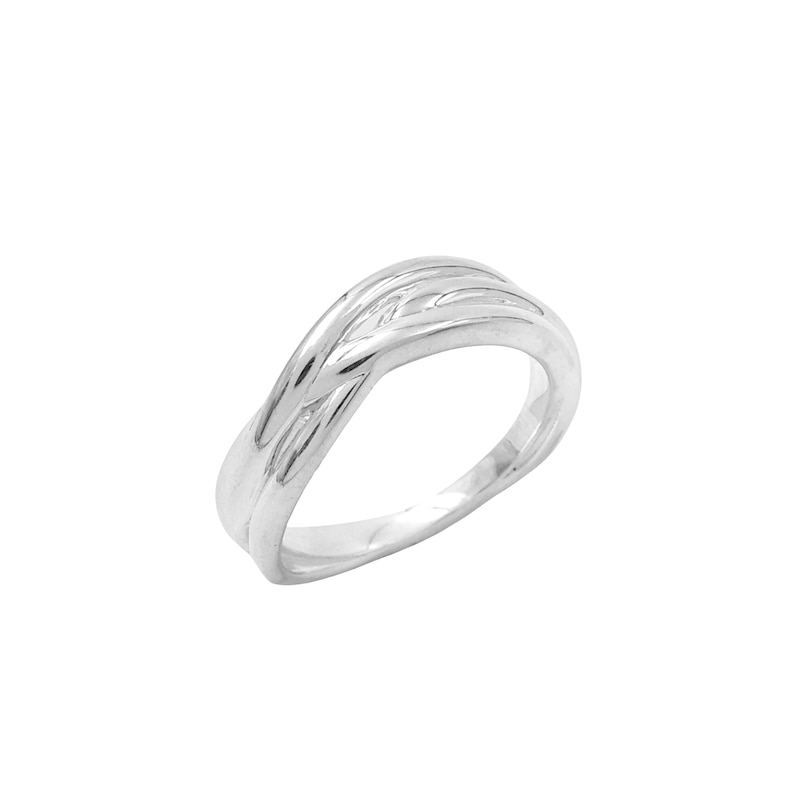 Main Image 4 of HS Edit ORGANIC Sterling Silver Abstract Organic Entwined Ring