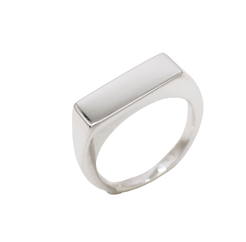 Main Image 1 of HS Edit T-BAR Sterling Silver T-Bar Ring