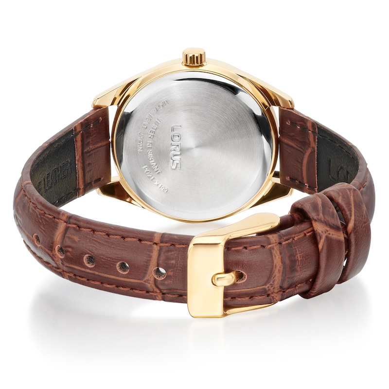 Main Image 3 of Lorus Dress Ladies' Brown Leather Strap Watch
