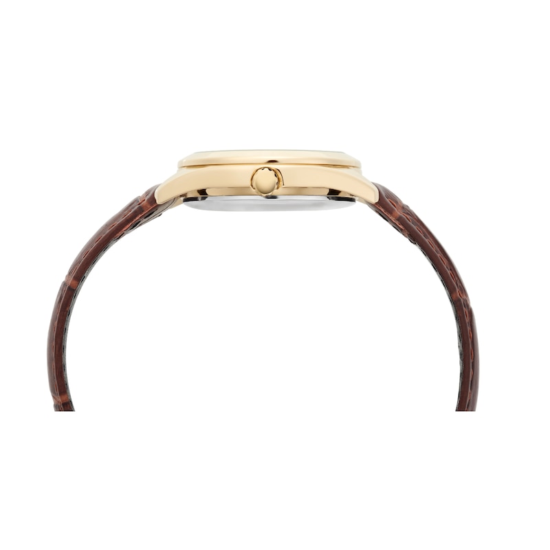 Main Image 4 of Lorus Dress Ladies' Brown Leather Strap Watch