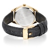 Thumbnail Image 3 of Lorus Dress Ladies' Gold Tone Case Black Leather Strap Watch