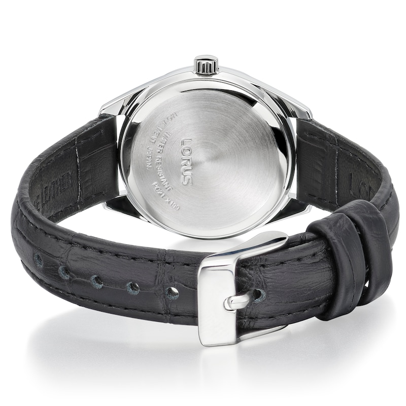 Main Image 3 of Lorus Dress Ladies' Black Leather Strap Watch