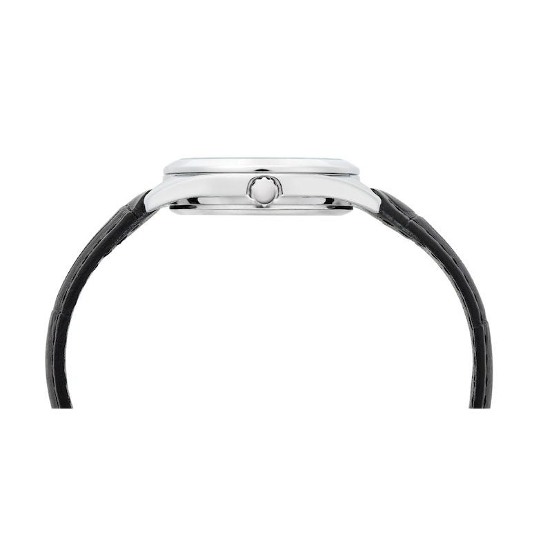 Main Image 4 of Lorus Dress Ladies' Black Leather Strap Watch
