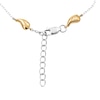 Thumbnail Image 2 of HS Edit TEARDROP 18ct Yellow Gold Plated Sterling Silver Teardrop Station Bracelet