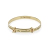 Thumbnail Image 1 of Disney Winnie The Pooh Sterling Silver Gold Plate Expandable Bangle Bracelet
