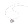 Thumbnail Image 2 of Disney Sterling Silver Minnie Mouse Stone Set Heart Pendant Necklace