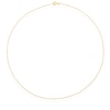 Thumbnail Image 2 of Silver & 9ct Gold Bonded Singapore Chain 18"