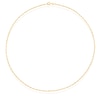 Thumbnail Image 2 of Sterling Silver & 9ct Yellow Gold Bonded Singapore Chain 18"
