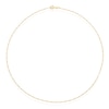 Thumbnail Image 2 of Sterling Silver & 9ct Yellow Gold Bonded Figaro Chain 18"