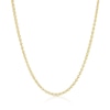 Thumbnail Image 1 of Sterling Silver & 9ct Yellow Gold Bonded Stereo Chain 18"