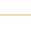 Thumbnail Image 2 of Silver & 9ct Gold Bonded Miami Bracelet 7.25"