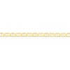 Thumbnail Image 2 of Silver & 9ct Gold Bonded Anchor Bracelet 7.25"