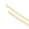 Thumbnail Image 3 of Silver & 9ct Gold Bonded Anchor Bracelet 7.25"