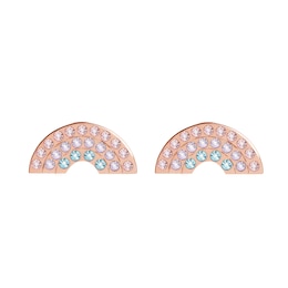 Olivia Burton Rainbow Rose Gold Tone Stud Earrings
