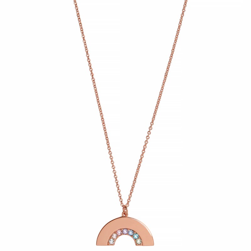 Main Image 1 of Olivia Burton Rainbow Rose Gold Tone Pendant