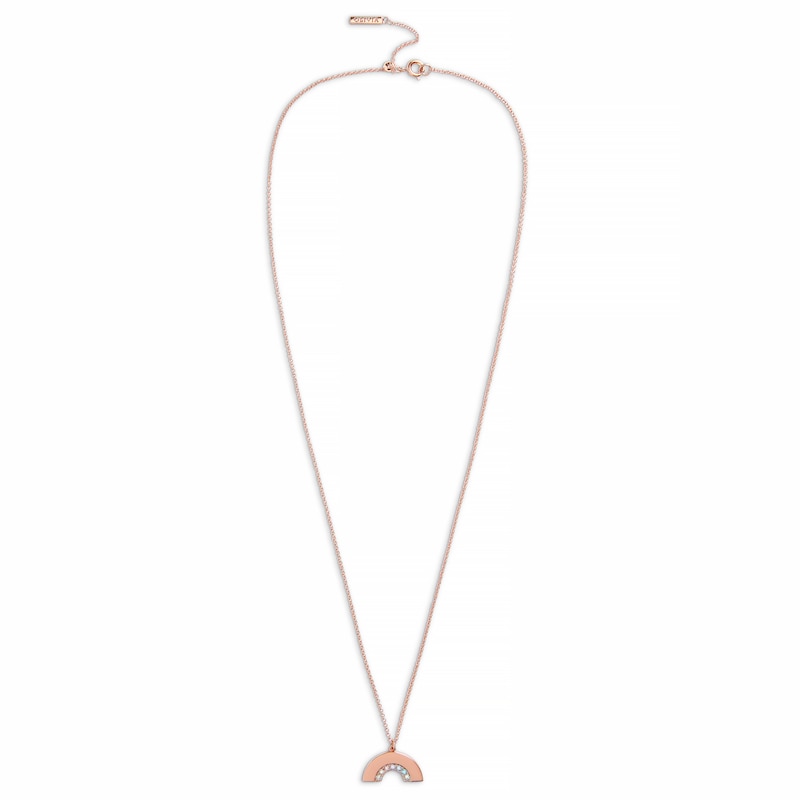 Main Image 2 of Olivia Burton Rainbow Rose Gold Tone Pendant