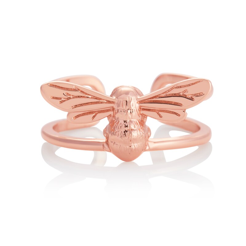 Main Image 1 of Olivia Burton Lucky Bee Rose Gold Tone Ring