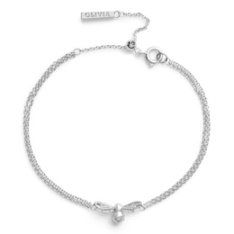 Olivia Burton Lucky Bee Rhodium Plated Bracelet