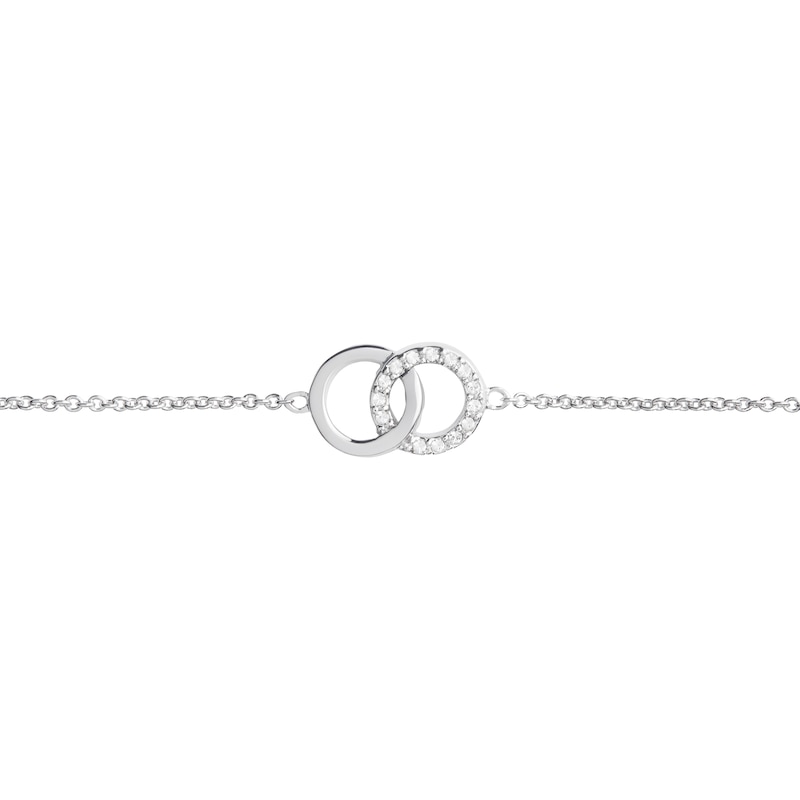Main Image 2 of Olivia Burton Bejewelled Interlink Silver Bracelet