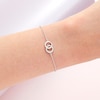 Thumbnail Image 3 of Olivia Burton Bejewelled Interlink Silver Bracelet