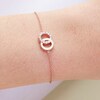 Thumbnail Image 2 of Olivia Burton Classics Rainbow Rose Gold Tone Bracelet