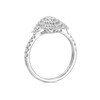 Thumbnail Image 3 of Engagement Ring 9ct White Gold Marquise Halo Cluster 0.50ct Diamond Ring