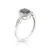 Thumbnail Image 1 of 9ct White Gold Sapphire & Diamond Ring