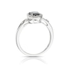 Thumbnail Image 2 of 9ct White Gold Sapphire & Diamond Ring